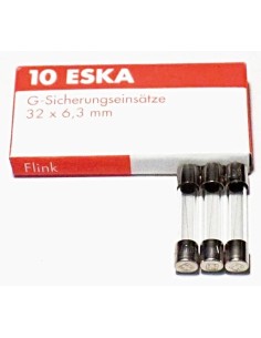 BOLSA 10 FUSIBLES RAPIDOS 1.6A 6x32mm