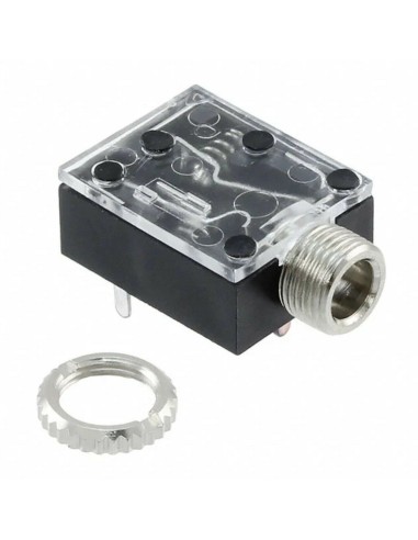 BASE STEREO 3.5mm PCB CON ROSCA & DESCONEXION