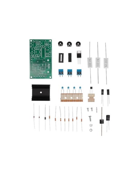 TRANSFORMADOR DE TENSIÓN CONTINUA POR IMPULSOS - KIT PARA MONTAR