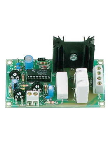 TRANSFORMADOR DE TENSIÓN CONTINUA POR IMPULSOS - KIT PARA MONTAR