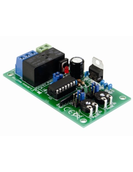 TEMPORIZADOR IMPULSO-PAUSA 1s - 60h - KIT PARA MONTAR