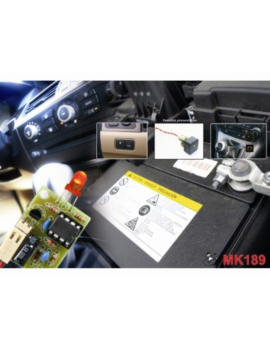 MONITOR BATERIA DE COCHE 12V - KIT PARA MONTAR