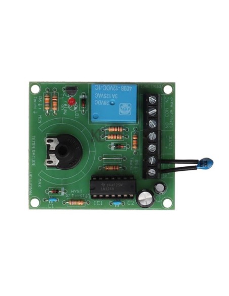 TERMOSTATO 5-30ºC 12V C/RELE