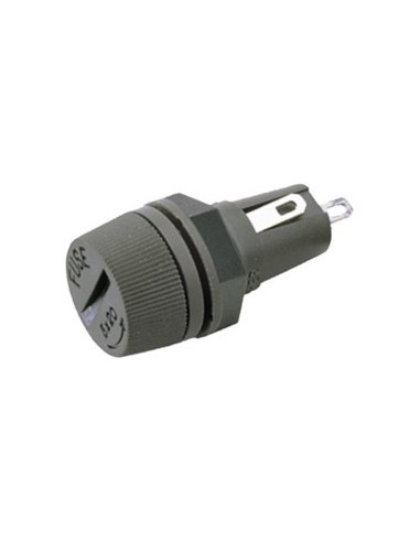 PORTAFUSIBLE 5x20mm CON ROSCA