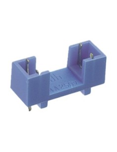 PORTAFUSIBLES 5X20 PCB AZUL SIN TAPA