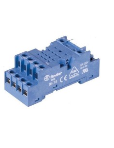 ZOCALO RELE 4 C.C. CARRIL DIN PARA LA SERIE 55.34 & 55.32