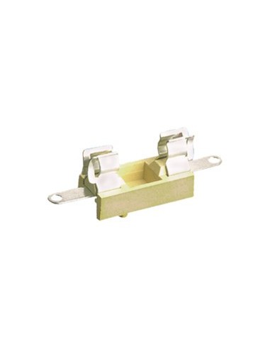 PORTAFUSIBLE CON PINZA 5X20mm PARA SOLDAR O ATORNILLAR