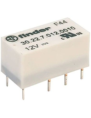 RELE MINIATURA FINDER 12V 2A 2CC PCB