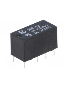 RELE MINIATURA 12V 1A 2CC PCB