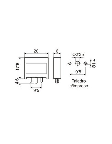 PORTAFUSIBLE DE FUSIBLE DE COCHE PARA PCB