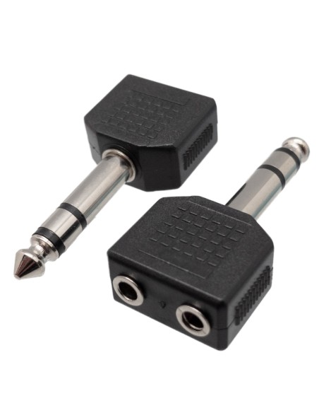 MACHO STEREO 6.35 DOBLE HEMBRA STEREO 3.5