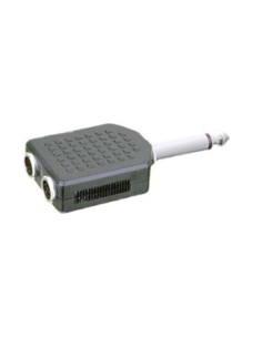 ADAPTADOR MONO 6.3/DOBLE HEMBRA MONO 6.3