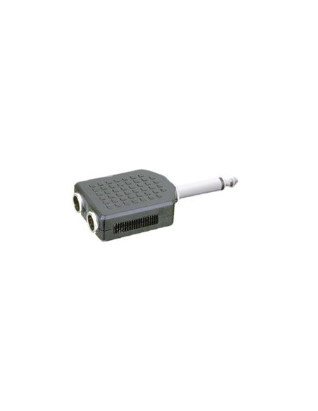 ADAPTADOR MONO 6.3/DOBLE HEMBRA MONO 6.3