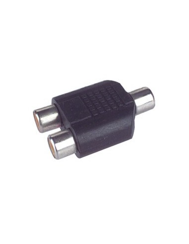ADAPTADOR RCA HEMBRA/DOBLE RCA HEMBRA