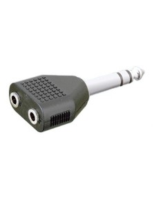 ADAPTADOR ESTEREO 6.3-DOBLE HEMBRA ESTEREO 3.5