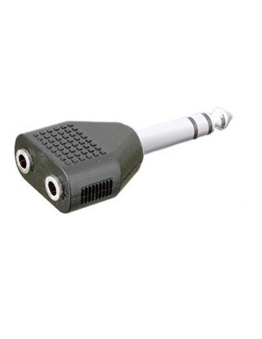 ADAPTADOR ESTEREO 6.3-DOBLE HEMBRA ESTEREO 3.5