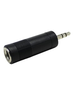 ADAPTADOR MACHO STEREO 3.5-HEMBRA STEREO 6.35