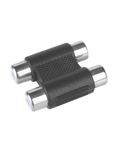 ADAPTADOR DOBLE RCA HEMBRA-HEMBRA