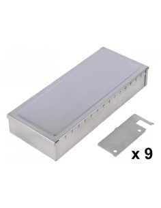 Caja acero estañado 160X65X28 mm.