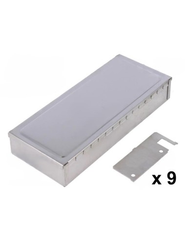 Caja acero estañado 160X65X28 mm.