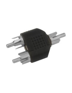 ADAPTADOR RCA MACHO/DOBLE RCA MACHO