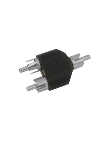 ADAPTADOR RCA MACHO/DOBLE RCA MACHO