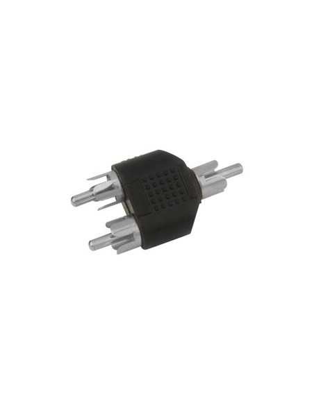 ADAPTADOR RCA MACHO/DOBLE RCA MACHO