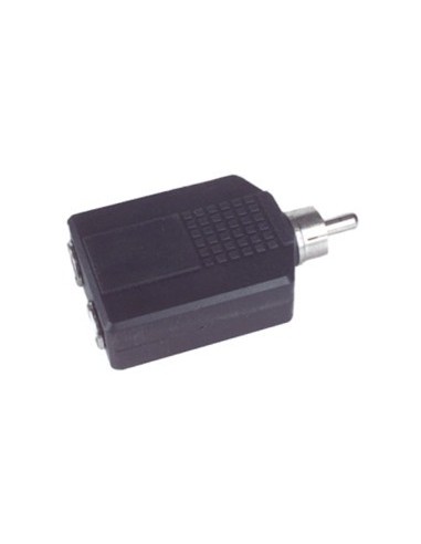 ADAPTADOR RCA-M/DOBLE HEMBRA MONO 6.3