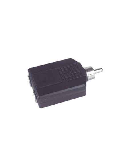 ADAPTADOR RCA-M/DOBLE HEMBRA MONO 6.3