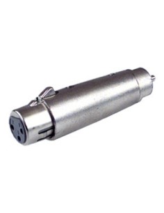 ADAPTADOR XLR HEMBRA A RCA HEMBRA