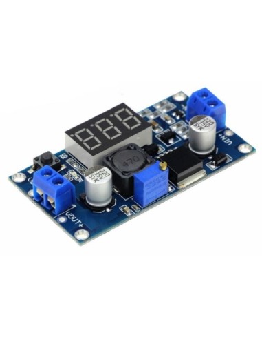 MODULO STEP DOWN IN:3-40V OUT:2-35V 2A CON DISPLAY