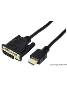 CABLE 10MTS DVI-D M./HDMI-A M. 2