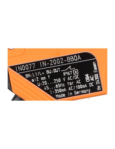 SENSOR INDUCTIVO DE PROXIMIDAD 20...250V AC-DC
