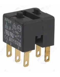 BLOQUE DE PULSADOR DOBLE 6A 250V~