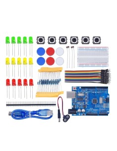 KIT DE INICIADION ARDUINO UNO COMPATIBLE