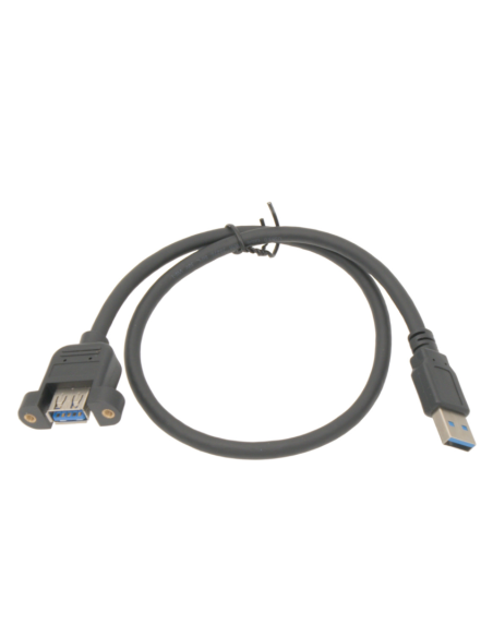 Extensor USB-C 3.1 para anclaje a panel 1m