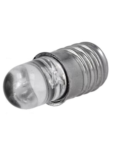 LAMPARITA E-10 LED AMARILLO DE 8mm 12V 30º 90mW 5-20mA