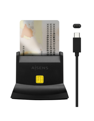 Multilector Tarjetas Inteligentes DNI USB-C SIM/tarjetas flash