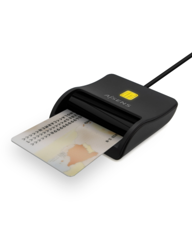 Lector de Tarjeta Inteligente DNI USB-C, Negro