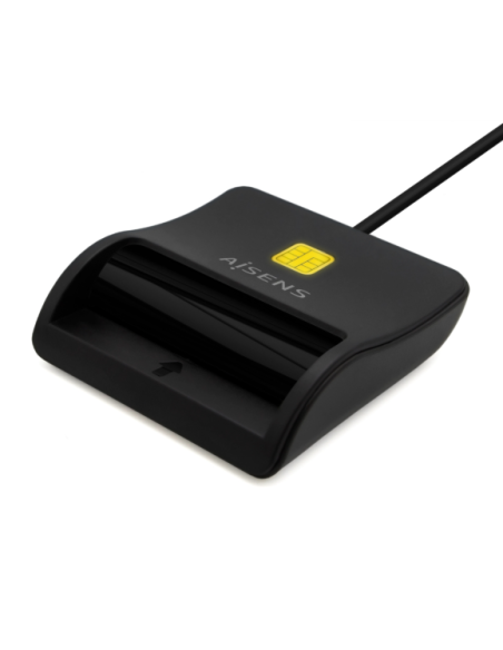 Lector de Tarjeta Inteligente DNI USB-C, Negro