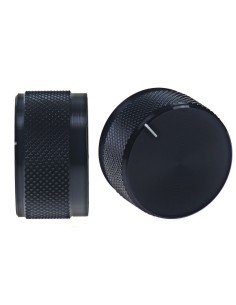 BOTON NEGRO Ø 24.26mm H:16.5mm  TORNILLO ALLEN 2