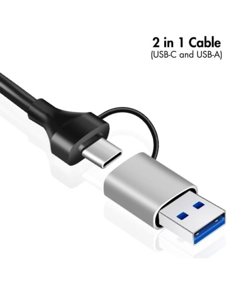 Adaptador de red USB (tipo A y tipo C) a RJ45 2,5G