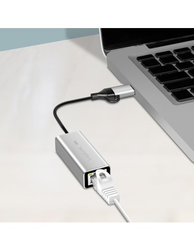 Adaptador de red USB (tipo A y tipo C) a RJ45 2,5G