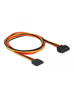 Cable extensión alimentación SATA 15P Macho/hembra 1mts 2
