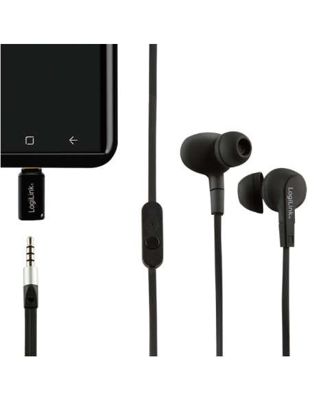 Adaptador audio USB-C a jack 3,5 mm hembra