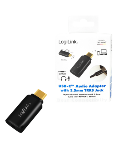 Adaptador audio USB-C a jack 3,5 mm hembra