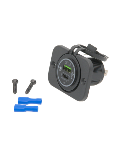 Base de alimentacion para panel USB-A y USB-C PD [36W]