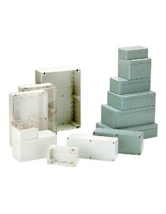 CAJA ESTANCA ABS 115X65X40mm GRIS OSCURO