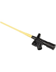 PINZA TEST CLAMP NEGRA HIRSCHMANN AISLADA CAT III 1000V BANANA 4mm