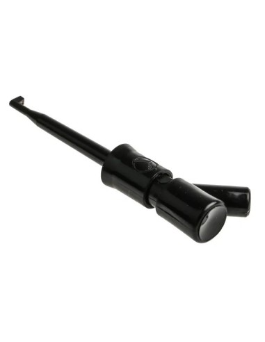 PINZA PRECISION NEGRA 6A 60V Para Punta de 2mm